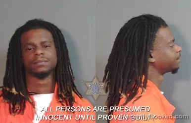 Mugshot of Rhomello Stephon Scott booked in Caddo County, Louisiana on April 1, 2026