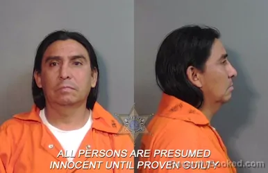 Mugshot of Augustine Ortega booked in Caddo County, Louisiana on April 1, 2026