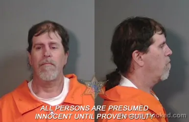 Mugshot of Brandon Garrett Nye booked in Caddo County, Louisiana on April 1, 2026