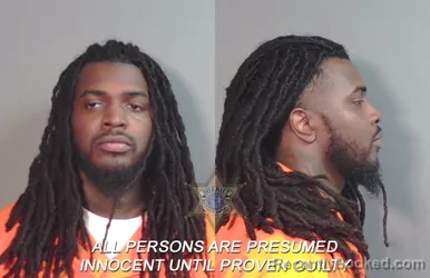 Mugshot of Kaleel Kenrenzlo Redilford booked in Caddo County, Louisiana on April 2, 2026