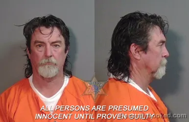 Mugshot of Thomas Brian Hudson booked in Caddo County, Louisiana on April 2, 2026