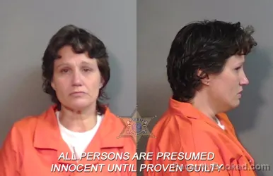 Mugshot of Lena Donnelle Weeks booked in Caddo County, Louisiana on April 2, 2026