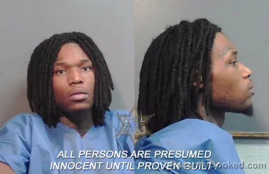 Mugshot of Rayveous Demarsha Crawford booked in Caddo County, Louisiana on April 2, 2026