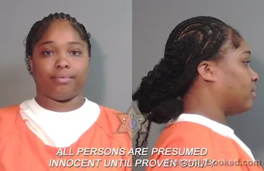 Mugshot of Alexisia Lupree Charleston booked in Caddo County, Louisiana on April 3, 2026