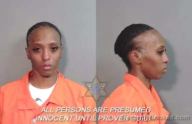 Mugshot of Kierra Ermanisha Sanders booked in Caddo County, Louisiana on April 5, 2026