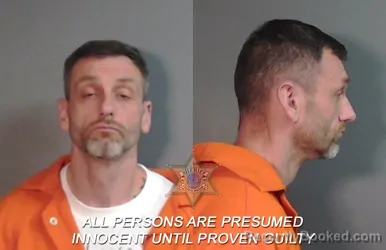 Mugshot of Christopher Robert Barter booked in Caddo County, Louisiana on April 5, 2026