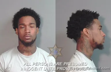 Mugshot of Joshua Ramone Wade booked in Caddo County, Louisiana on April 9, 2026