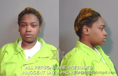 Mugshot of Myrlenna Johneishia Hampton booked in Caddo County, Louisiana on April 26, 2026