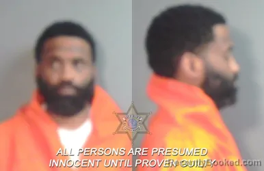 Mugshot of Trenton Jamal Johnson booked in Caddo County, Louisiana on April 26, 2026