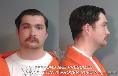 Mugshot of Seth Manning Biggs booked in Caddo County, Louisiana on April 26, 2026