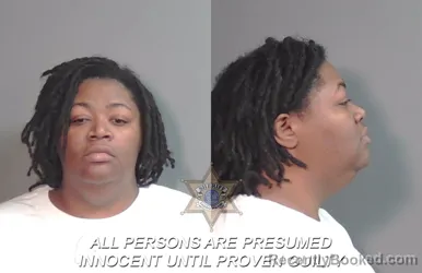 Mugshot of Shatara Lorene Thomas booked in Caddo County, Louisiana on April 29, 2026