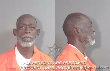 Mugshot of Pervis Bryant booked in Caddo County, Louisiana on May 6, 2026