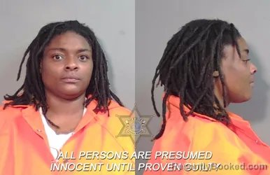 Mugshot of Brittany Marie Brown booked in Caddo County, Louisiana on May 21, 2026