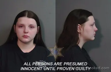 Mugshot of Ashlee Mckenzie West booked in Caddo County, Louisiana on May 24, 2026