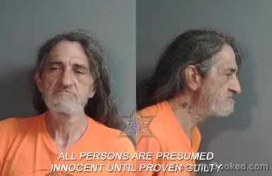 Mugshot of Larry Micheal Moore booked in Caddo County, Louisiana on July 5, 2026