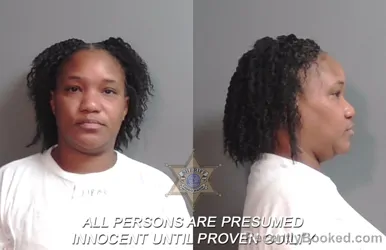 Mugshot of Keandrea Petrece Thomas booked in Caddo County, Louisiana on August 15, 2026