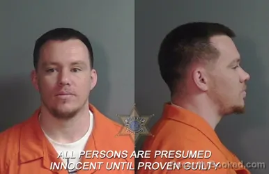 Mugshot of Tyler James Treat booked in Caddo County, Louisiana on August 17, 2026