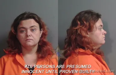 Mugshot of Phoebe Rosemary Bentley booked in Caddo County, Louisiana on August 27, 2026