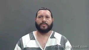 Mugshot of Marcos Javier Velasquez booked in Cameron County, Louisiana on September 12, 2026
