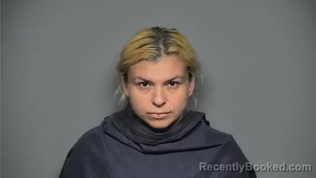 Mugshot of Priscilla Rose Gibson booked in Chester County, South Carolina on August 16, 2026