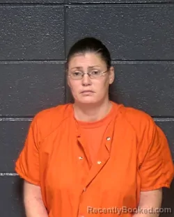 Mugshot of Melissa Ticer booked in DeSoto County, Louisiana on July 31, 2026