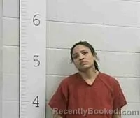 Mugshot of Kayla Herbert booked in Evangeline County, Louisiana on September 14, 2026