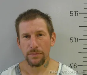 Mugshot of Dustin Robert Flores booked in Grant County, Louisiana on October 5, 2026
