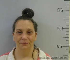 Mugshot of COURTNEY DIANE JOHNSON booked in Grant County, Louisiana on April 21, 2026