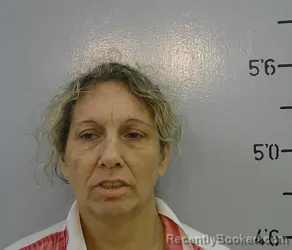 Mugshot of Jennifer Lee Whitstine booked in Grant County, Louisiana on August 22, 2026