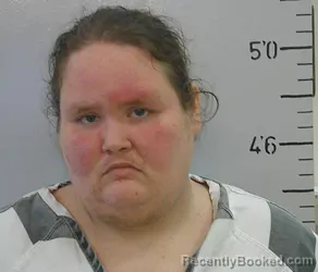 Mugshot of JESSICA NICOLE BONEY booked in Grant County, Louisiana on May 6, 2026