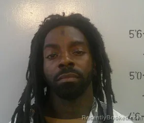 Mugshot of Derrick Ricardo Powell booked in Grant County, Louisiana on August 31, 2026