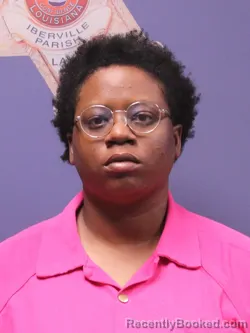 Mugshot of JOY L LOUIS booked in Iberville County, Louisiana on March 31, 2026