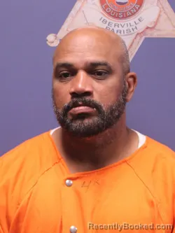 Mugshot of CHRISTOPHER WESTLEY booked in Iberville County, Louisiana on April 21, 2026