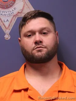 Mugshot of DUSTIN RENE CARTER booked in Iberville County, Louisiana on May 9, 2026