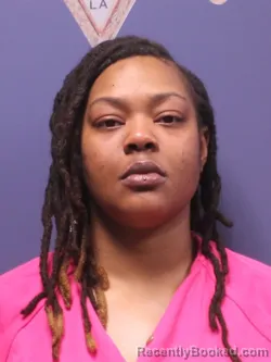Mugshot of Miah Alaine Williams booked in Iberville County, Louisiana on August 12, 2026