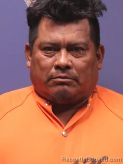 Mugshot of Juan Antonio Lara Diaz booked in Iberville County, Louisiana on October 26, 2026