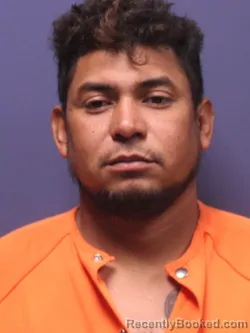 Mugshot of Wilquin Antunez-Vasquez booked in Iberville County, Louisiana on October 27, 2026