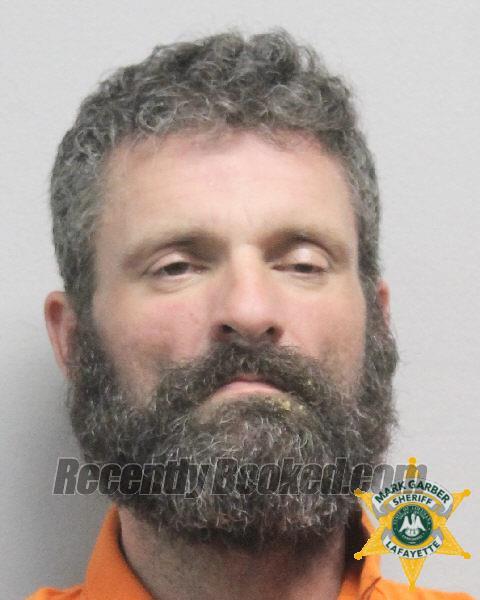 Booking photo from Lafayette Parrish, Louisiana