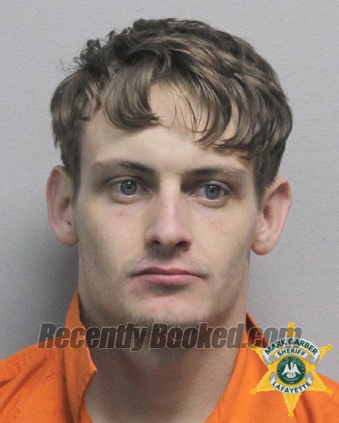 Booking photo from Lafayette Parrish, Louisiana