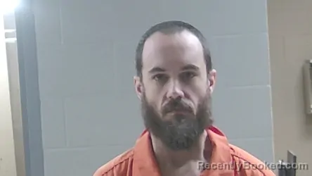 Mugshot of Corey Michael Rodgers booked in Livingston County, Louisiana on October 1, 2026
