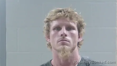 Mugshot of Remington Burkhardt booked in Livingston County, Louisiana on October 12, 2026