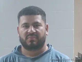Mugshot of Santos Funez-Ortiz booked in Livingston County, Louisiana on August 11, 2026