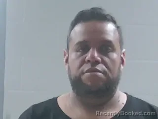 Mugshot of RANDY BENJAMIN SERRANO booked in Livingston County, Louisiana on May 14, 2026