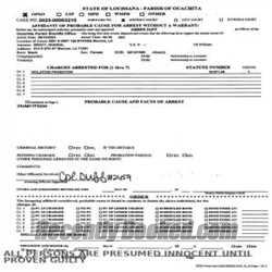 Booking photo from Ouachita Parrish, Louisiana