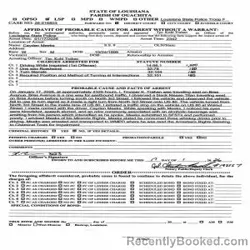 Booking photo from Ouachita Parrish, Louisiana