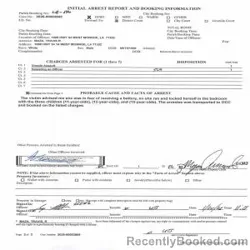 Booking photo from Ouachita Parrish, Louisiana