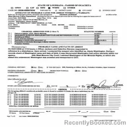 Mugshot of ALEXIS KENYEA WASHINGTON