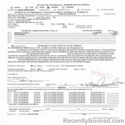 Mugshot of Brandon Maunnderrous Burrell booked in Ouachita County, Louisiana on August 9, 2026