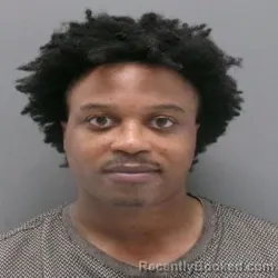Mugshot of Deon Tramell Johnson booked in Ouachita County, Louisiana on August 14, 2026