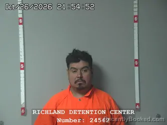 Mugshot of Jose Luna booked in Richland County, Louisiana on October 26, 2026